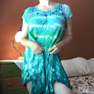 Beach Day Festival Tie Dye Summer Dress